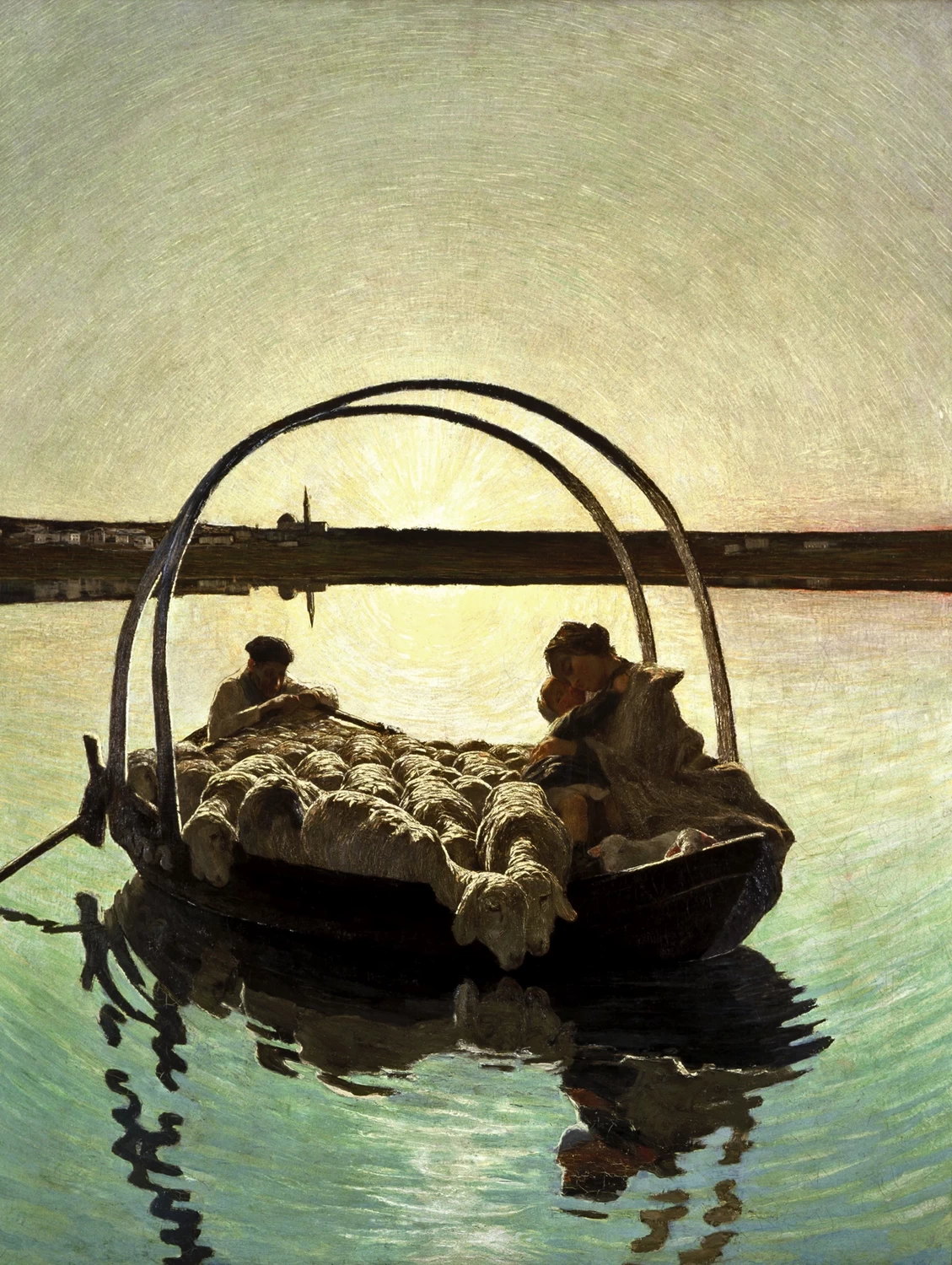 Ave Maria a trasbordo, 1886 - Museo Segantini, St. Moritz